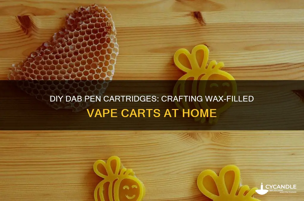 how to make dab pen cartridges qith wax