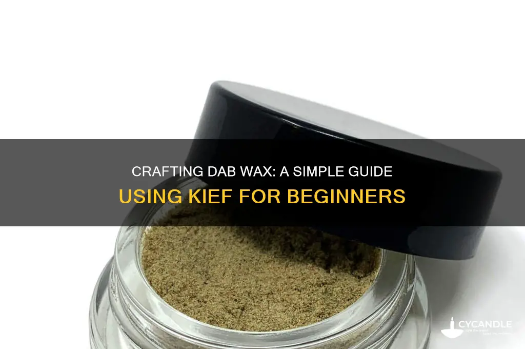 how to make dab wax from kief