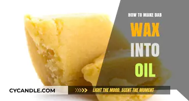 Transform Dab Wax into Smooth Oil: Simple DIY Extraction Guide