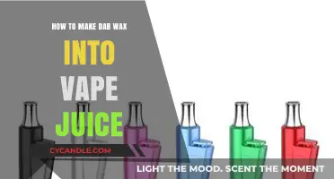 Transform Dab Wax into Vape Juice: Simple DIY Guide