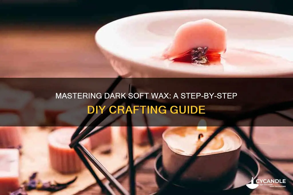 how to make dark soft wax