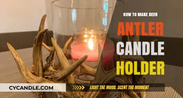 Crafting Rustic Deer Antler Candle Holders: A DIY Guide