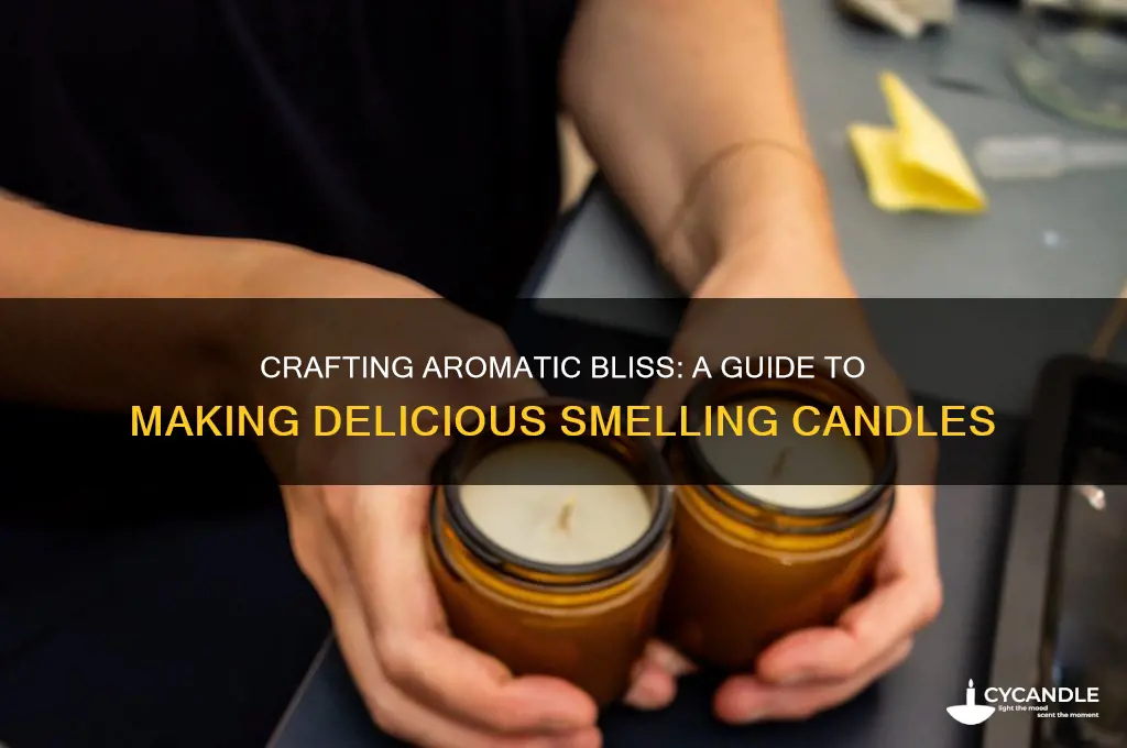 how to make delicious smelling candles