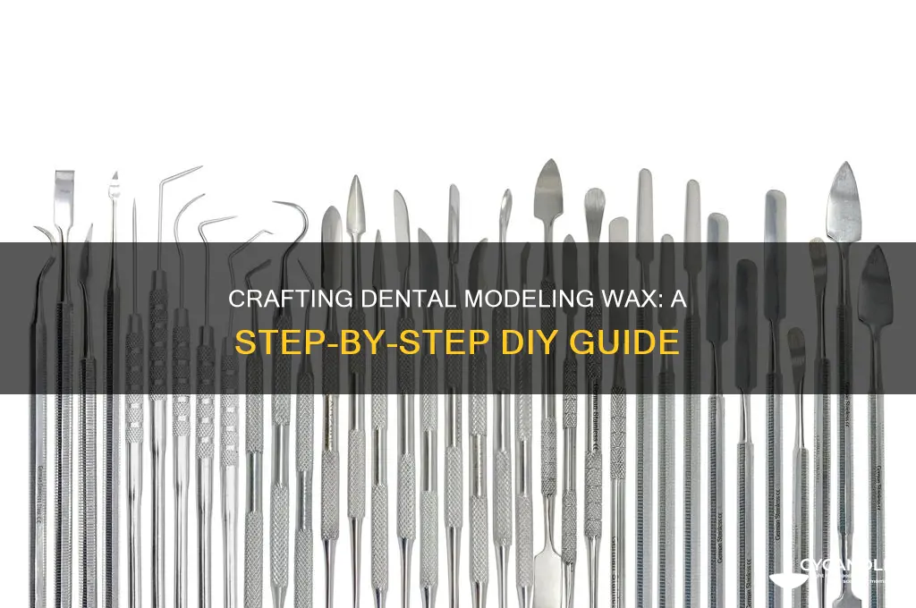 how to make dental modelling wax
