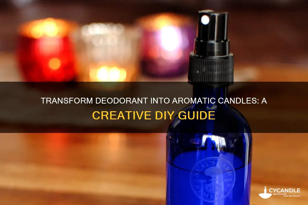 how to make deodorant into a candle