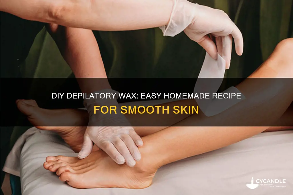 how to make depilatory wax
