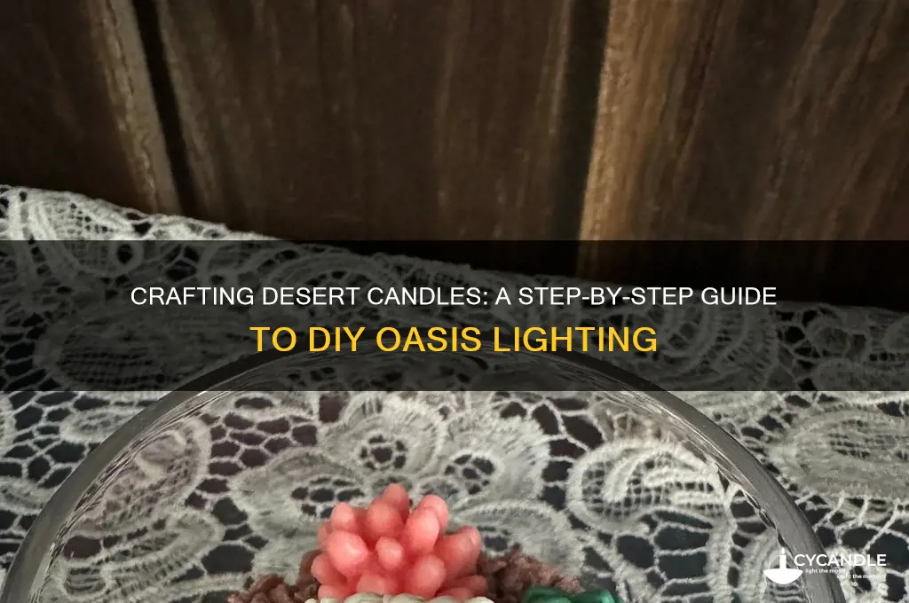 how to make desert candles