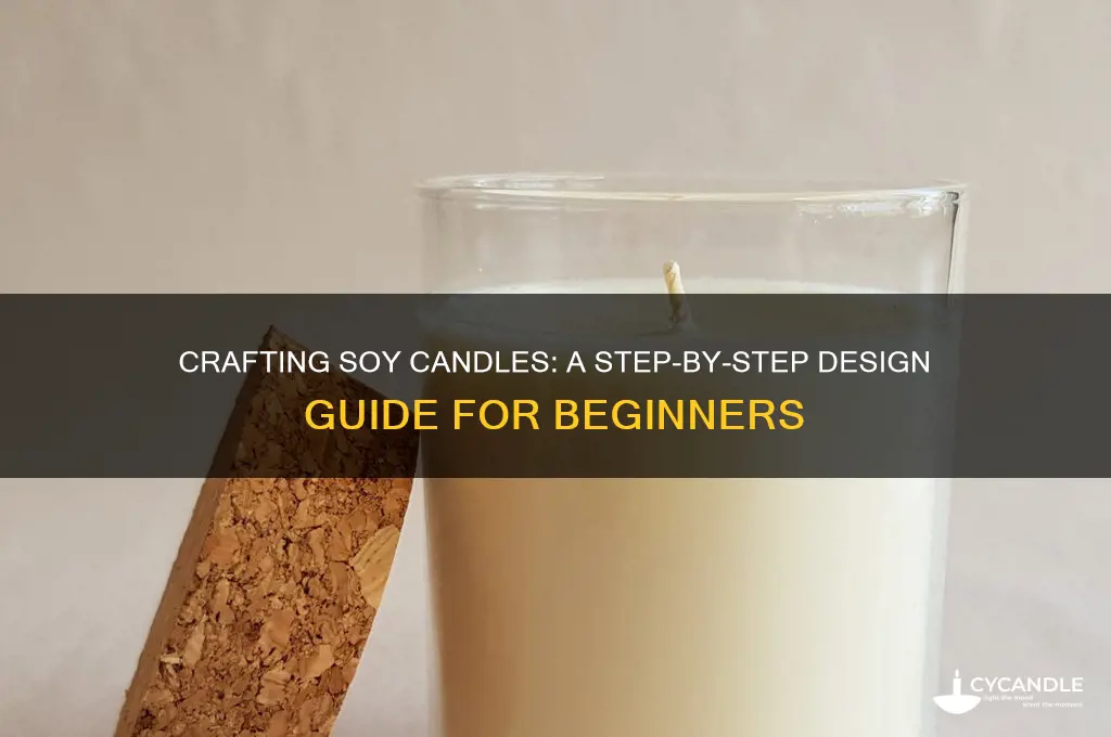 how to make design soy candles