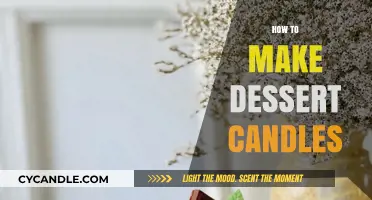 Crafting Sweet-Scented Dessert Candles: A DIY Guide for Beginners