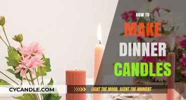 Crafting Cozy Evenings: A Simple Guide to Making Dinner Candles