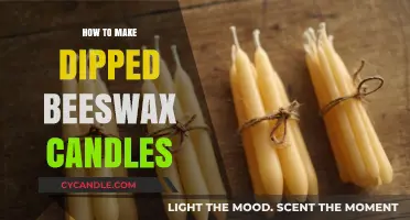 Crafting Dipped Beeswax Candles: A Step-by-Step DIY Guide