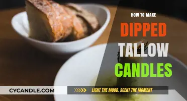 Crafting Dipped Tallow Candles: A Step-by-Step DIY Guide