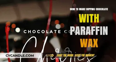 Easy Dipping Chocolate Recipe: Using Paraffin Wax for Smooth Results