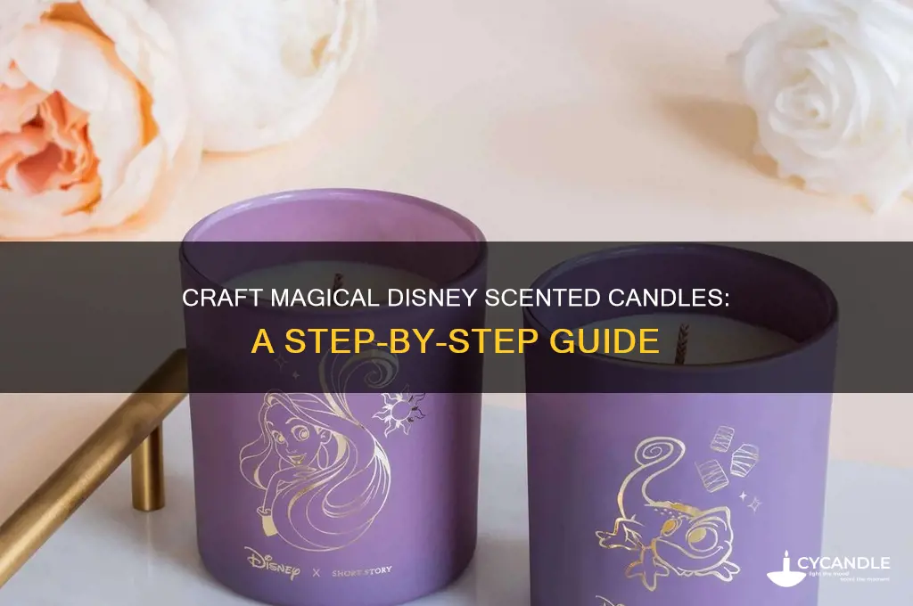 how to make disney scented candles