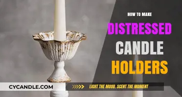 Crafting Rustic Charm: DIY Distressed Candle Holders Tutorial