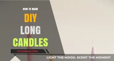 Crafting DIY Long Candles: Easy Steps for Elegant Home Decor