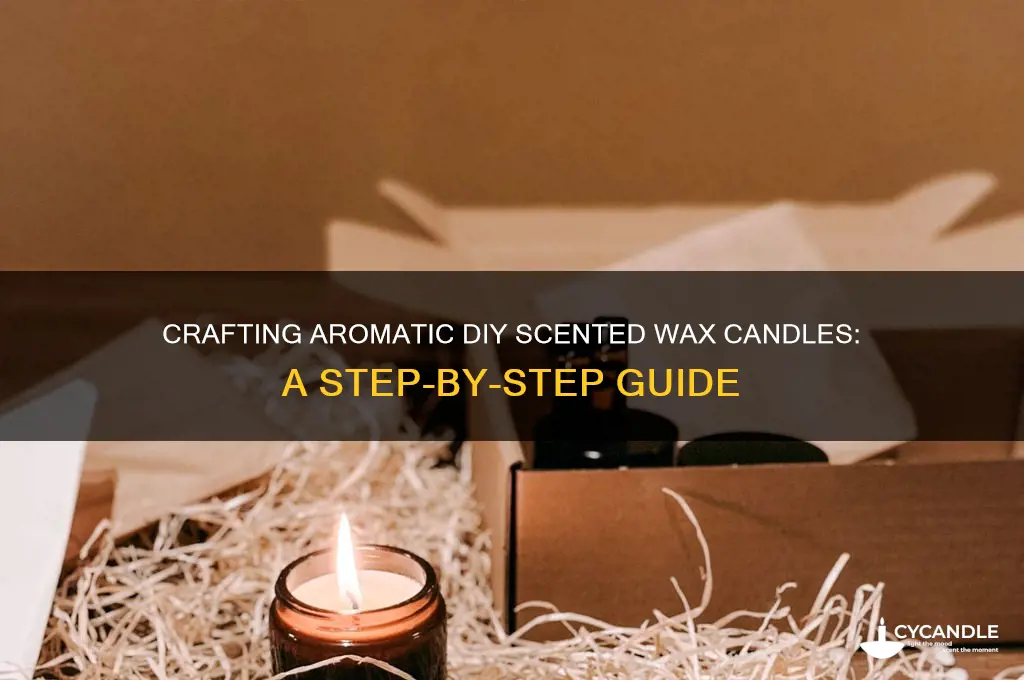 how to make diy scented wax candles