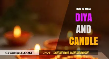Crafting Light: Easy DIY Diya and Candle Making Guide