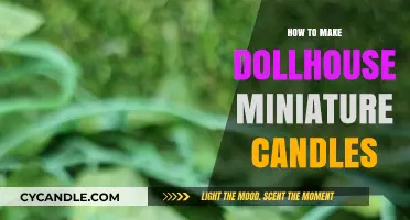 Crafting Tiny Dollhouse Candles: A Step-by-Step DIY Guide
