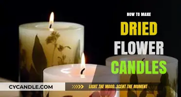 Crafting Dried Flower Candles: A Step-by-Step DIY Guide