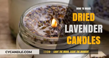 Crafting Aromatic Dried Lavender Candles: A Simple DIY Guide