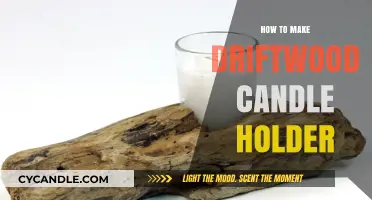 Crafting Coastal Charm: DIY Driftwood Candle Holder Tutorial