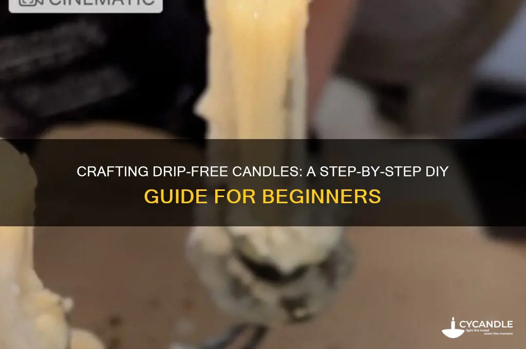 how to make drpless candles