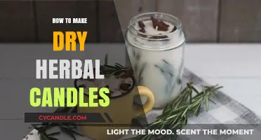 Crafting Aromatic Dry Herbal Candles: A Step-by-Step DIY Guide
