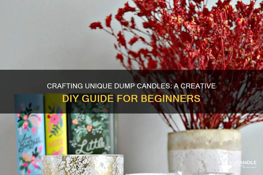 how to make dump candles
