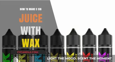 Crafting Your Own E-Cig Juice: A Beginner's Guide to Wax Infusion