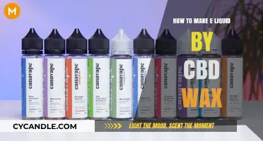 Crafting Your Own CBD E-Liquid: A Simple Guide to Vaping Wellness