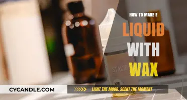 Crafting Your Own E-Liquid: A Beginner's Guide to Wax Vaping