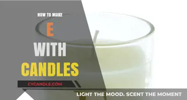 Creative Candle Crafting: Easy Steps to Make the Letter E