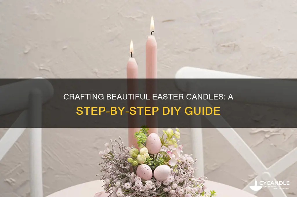 how to make easter candles
