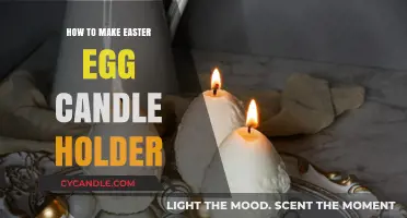 DIY Easter Egg Candle Holder: Creative Crafting Guide