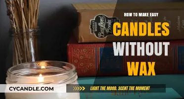 Simple DIY Candle Making: Wax-Free Alternatives for Beginners