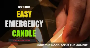 Quick DIY Emergency Candle: Simple Steps for Instant Light