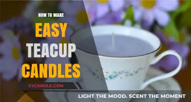 Simple DIY Teacup Candles: Crafting Charming Homemade Gifts Effortlessly