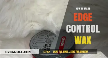 Crafting Precision: A Guide to Making Edge Control Wax