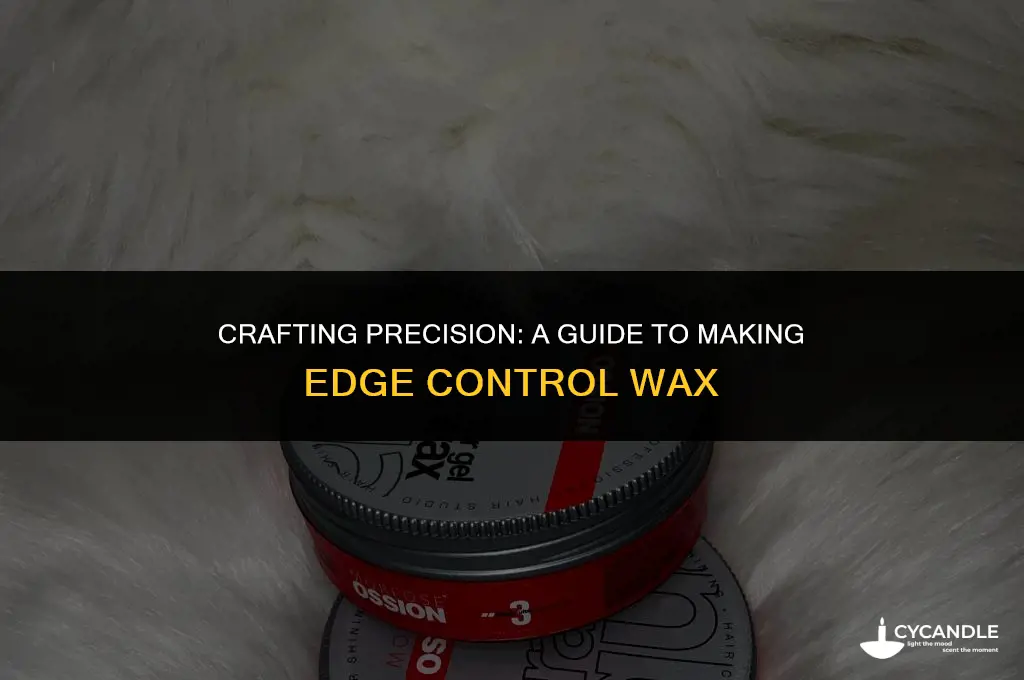 how to make edge control wax