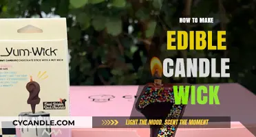 Crafting Edible Candle Wicks: A Creative DIY Guide for Safe Use