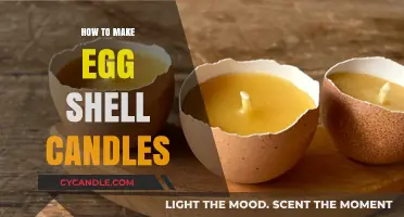 Creative DIY: Crafting Beautiful Egg Shell Candles at Home