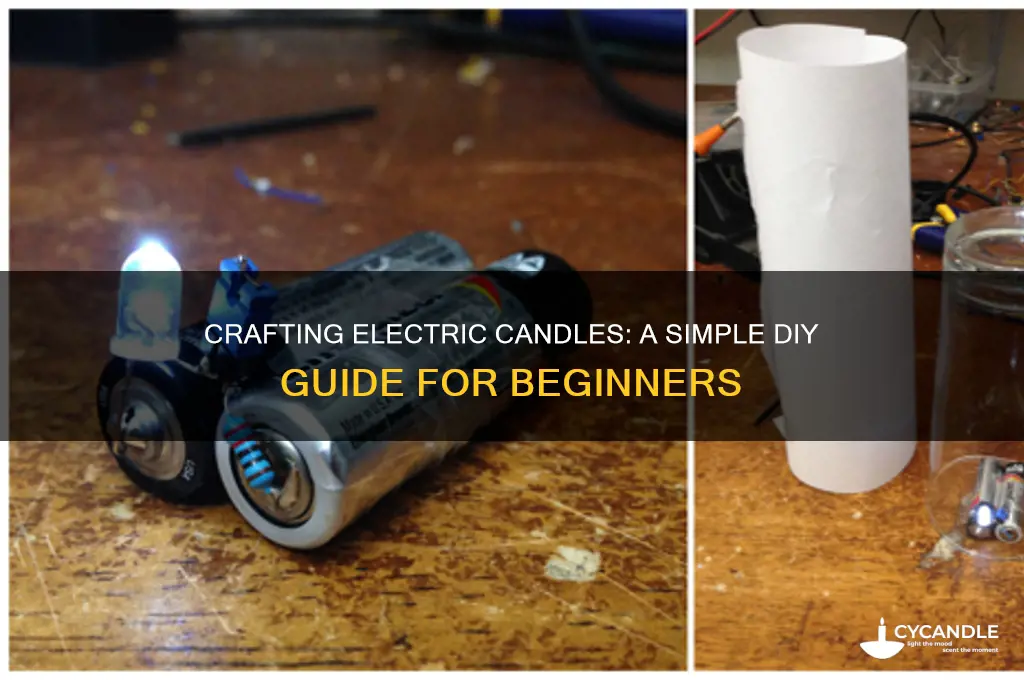 how to make electric candle