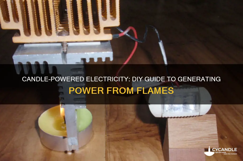 how to make electricity using candles