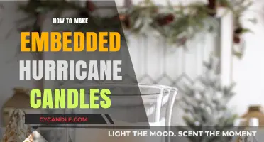 DIY Embedded Hurricane Candles: Easy Crafting Guide for Cozy Ambiance