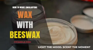 Crafting Emulsifying Wax with Beeswax: A DIY Guide