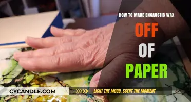 Removing Encaustic Wax from Paper: A Step-by-Step Guide