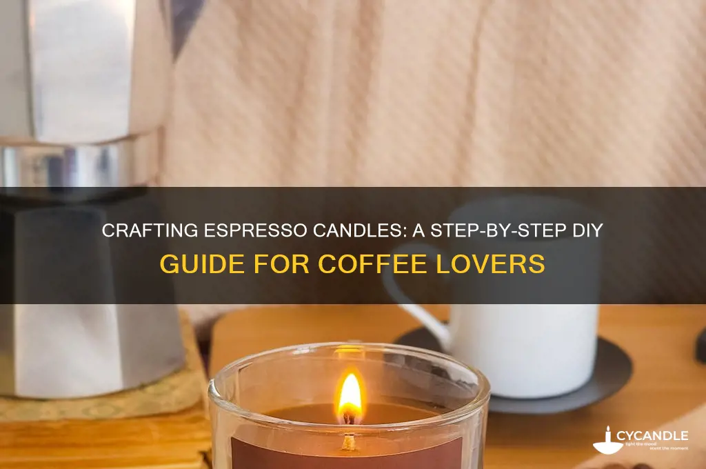 how to make espresso candles