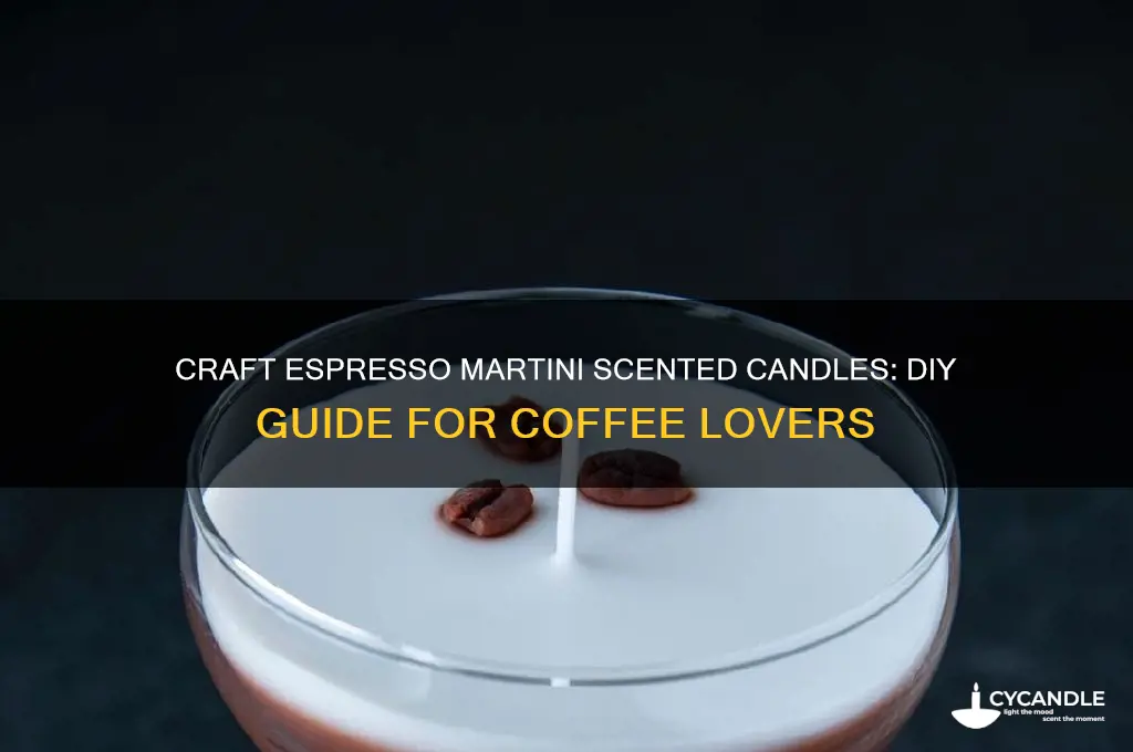 how to make espresso martini candles