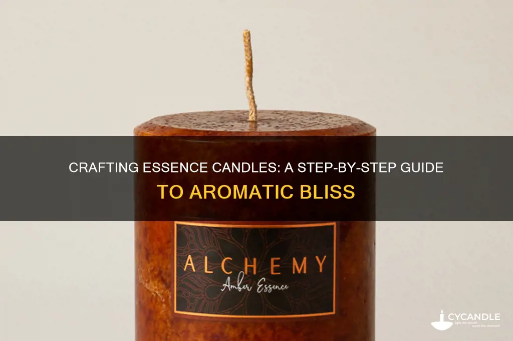 how to make essence candles